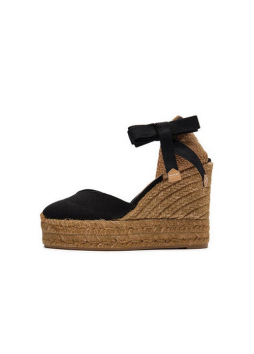 Castaner női espadrillák, 21458, Textil, 36 EU, Fekete