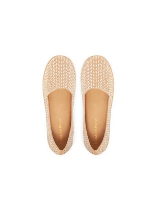 Alma En Pena női espadrillák, V250276, valódi bőr, 40 EU, barna