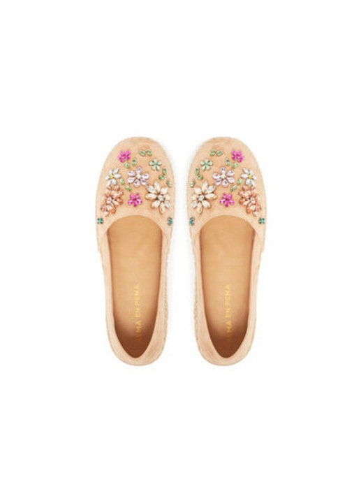 Alma En Pena női espadrillák, V250277, valódi bőr, 40 EU, bézs