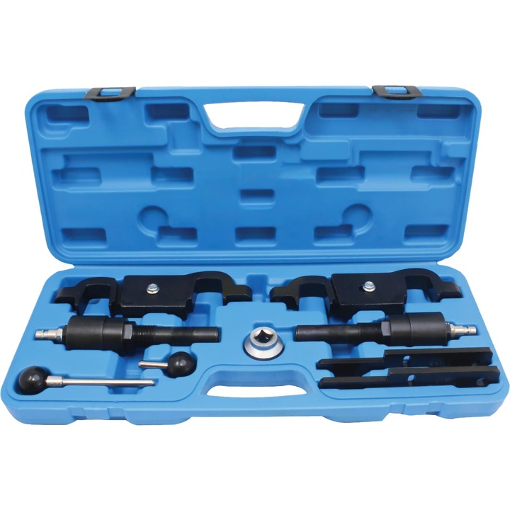 Set Instrumente Pentru Reglarea Distributiei, Porsche, S-Tlv6Pupg, Blocare Axuri De Distributie, Blocare Arbore Cotit, Precizie Inalta, Set Complet Pentru Service Distributie, 100 Mm X 100 Mm X 900 Mm / 55, 1 X Set Trusa