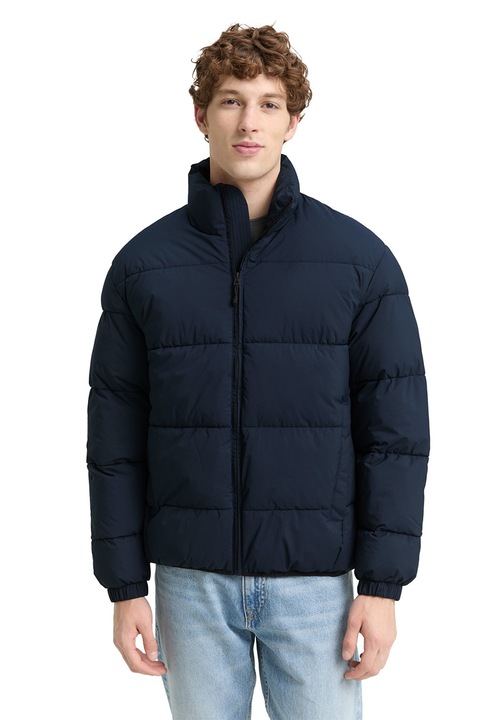 Tom Tailor, Geaca matlasata cu buzunare laterale, Bleumarin