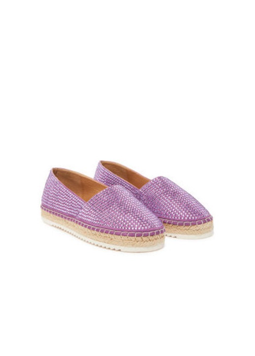Alma En Pena női espadrillák, V250276, természetes bőr, 40 EU, lila
