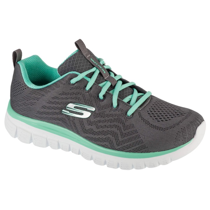 Pantofi sport, Skechers Graceful - Get Connected 12615W-CCGR, Gri, 39 EU