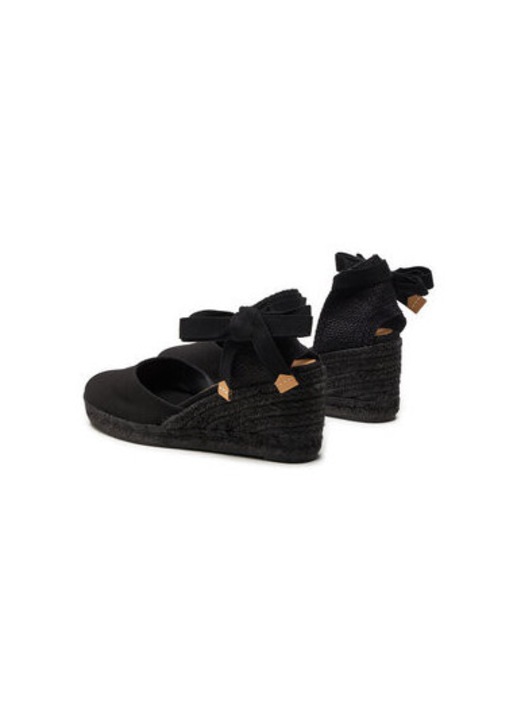 Castaner női espadrilles, 20969, Textil, 36 EU, Fekete