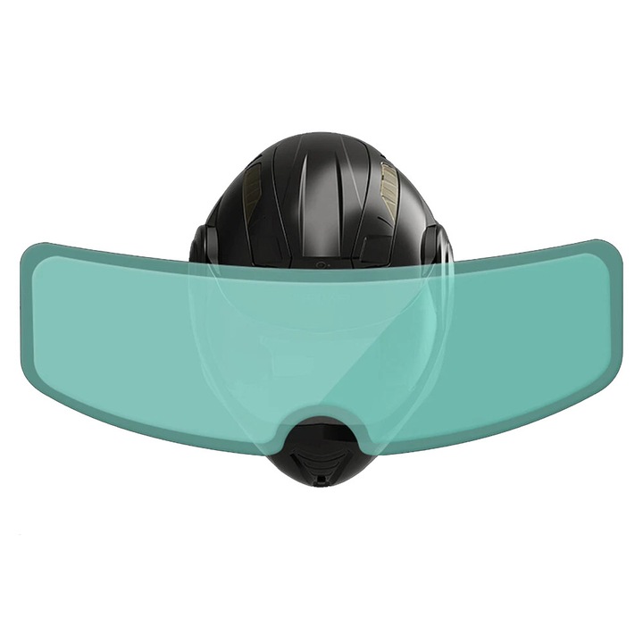 FONIX UltraClear Moto Pro – Páramentesítő és lecsapódásgátló fólia motoros sisakra, Maximális átlátszóság, Napellenző fólia, Kényelem bármilyen időjárásban, UV-álló, Gyorsan felhelyezhető, Karcálló, Univerzális, 80 mm x 235 mm, Átlátszó