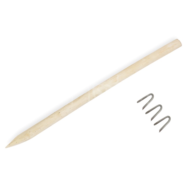 Tarus pentru garduri sau porti, din lemn de alun, Be4nature, 150 cm diametru 6-8 cm 1 buc