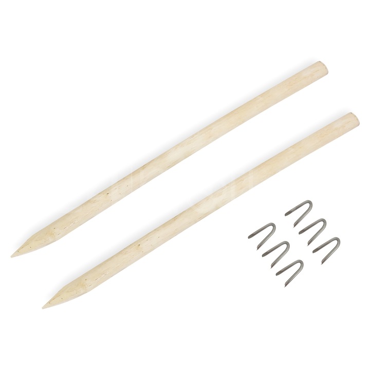 Taruse pentru garduri sau porti, Be4nature, 90 cm diametru 6-8 cm 2 buc.