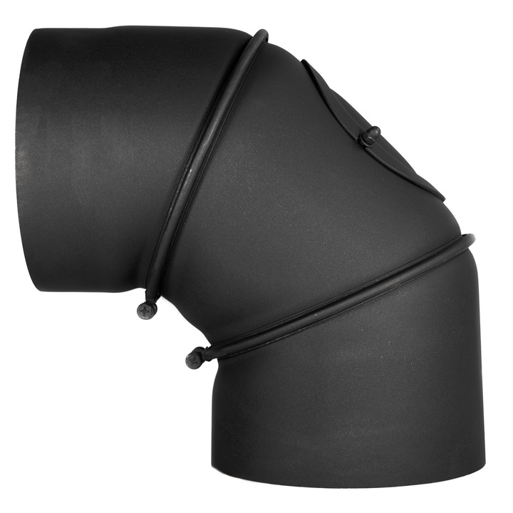 Cot reglabil evacuare fum, 120 mm, 90 grade