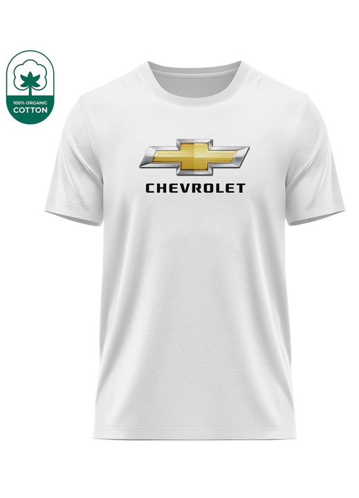 Férfi Chevrolet 34.41 póló, rövid ujjú, többszínű