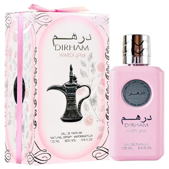 Dirham Wardi Parfüm Szett, Ard Al Zaafaran, Női, 100ml 2ml mintával
