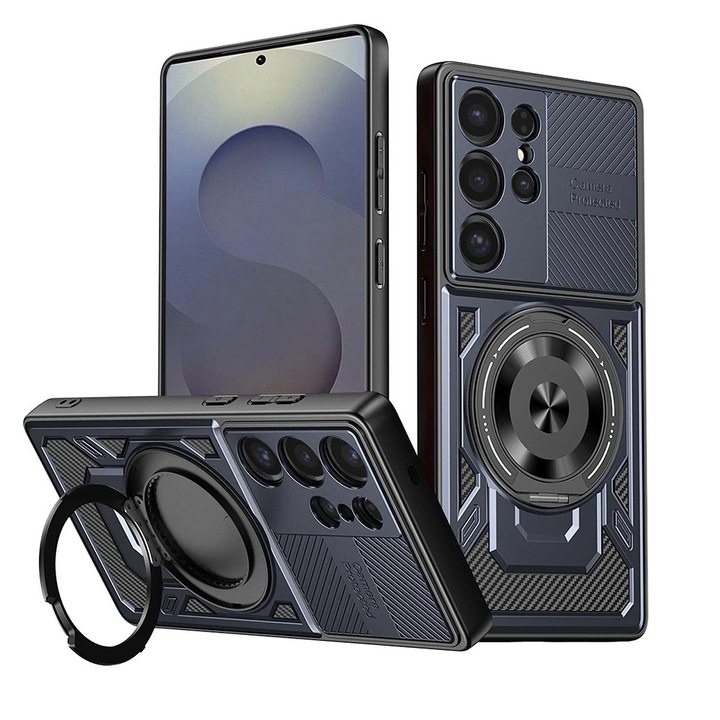 Husa pentru Samsung Galaxy S25 Ultra, Policarbonat TPU, Techsuit, Albastru