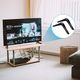Set 2 Picioare suport TV universale, Negru, LCD/LED 32 40 49 50 55 Inch