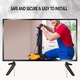 Set 2 Picioare suport TV universale, Negru, LCD/LED 32 40 49 50 55 Inch