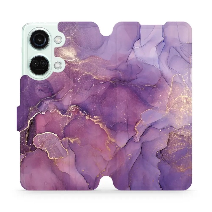 Калъф, Mobiwear - Book - VP20S за OnePlus Nord 3 5G, Лилаво