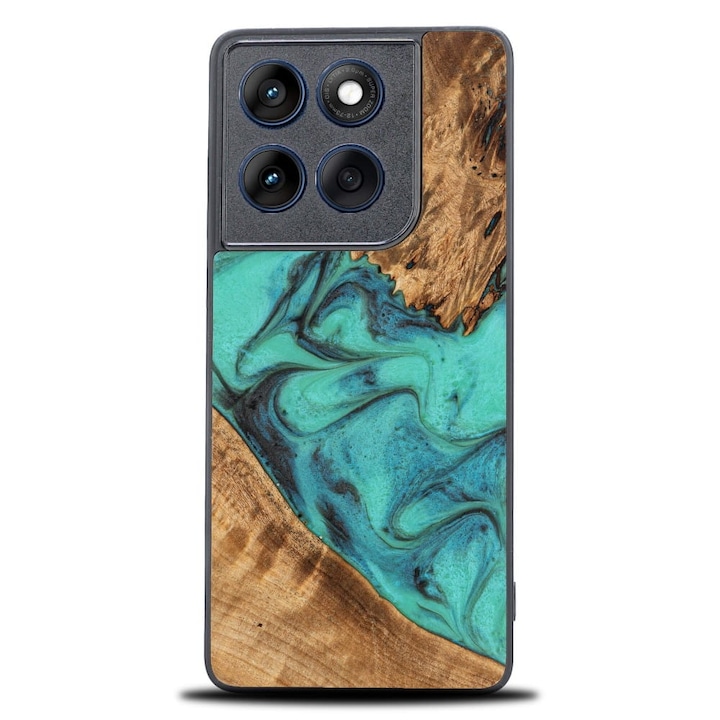 Калъф, Bewood Unique за Motorola Edge 60 Pro, Тюркоаз
