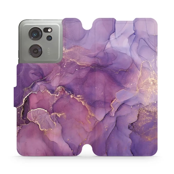 Калъф, Mobiwear - Book - VP20S за Xiaomi 13T, Лилаво