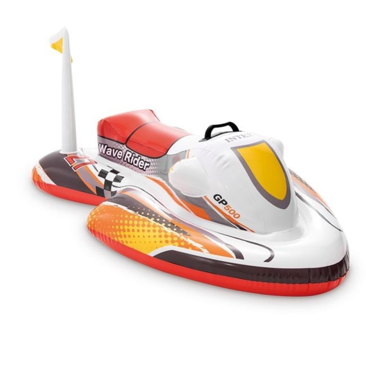 Intex Jet Ski GP500 felfújható gyerek úszógumi, 117 x 77 cm, 3+, vízi scooter fogantyúval