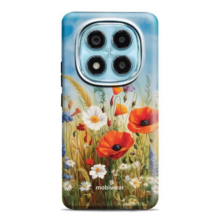 Калъф, Mobiwear - Elite Pro - EP43E за Xiaomi Redmi Note 14 Pro 5G, Полски Цветя