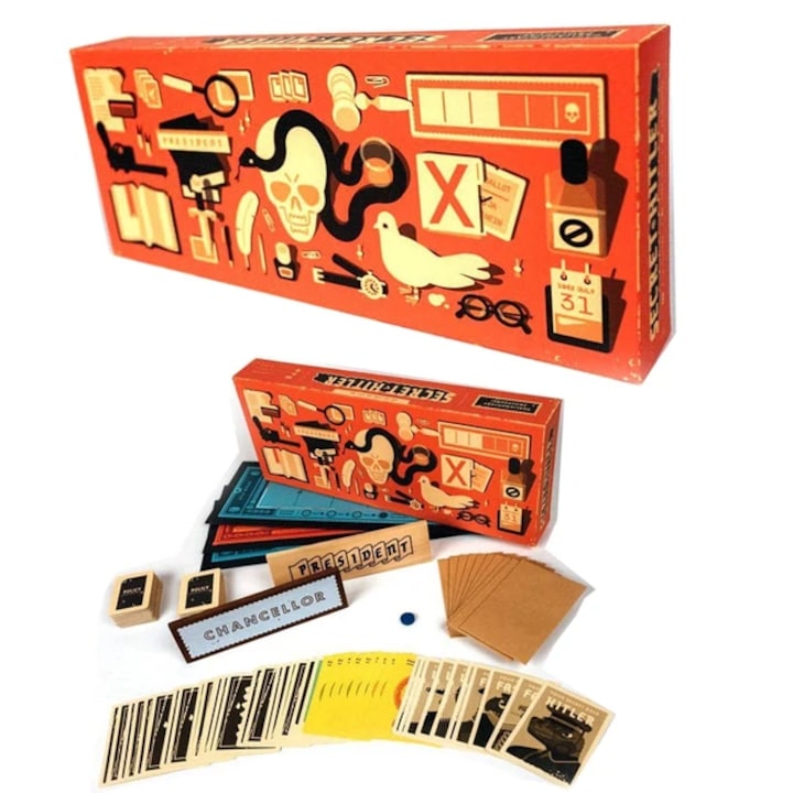 Настолна игра, Suppop®, Secret Hitler, 5-10 играчи, 30-90 минути, Ментални игри