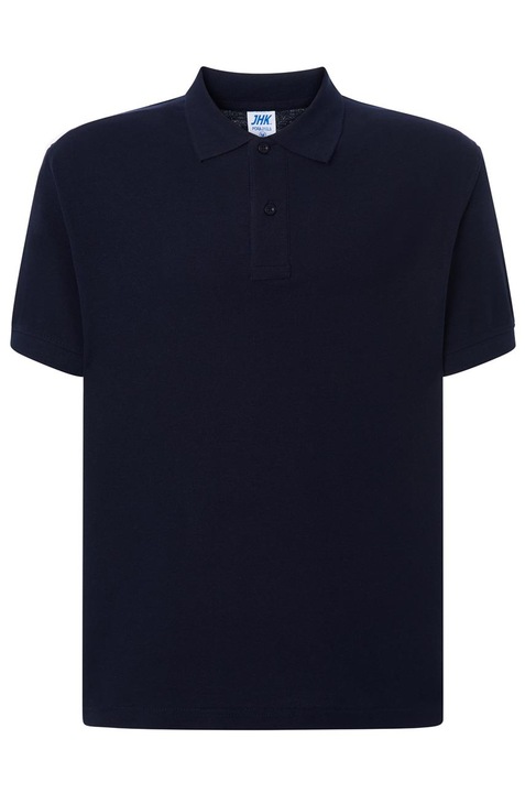 Tricou polo barbati Milan, bumbac 100%, navy, 4XL