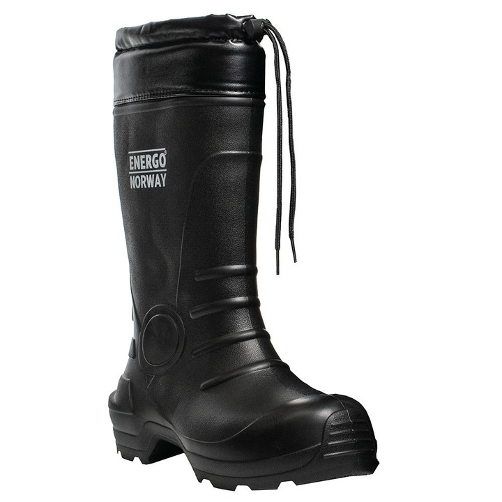 Cizme lucru imblanite, Energo NORWAY, EVA, negru, 45