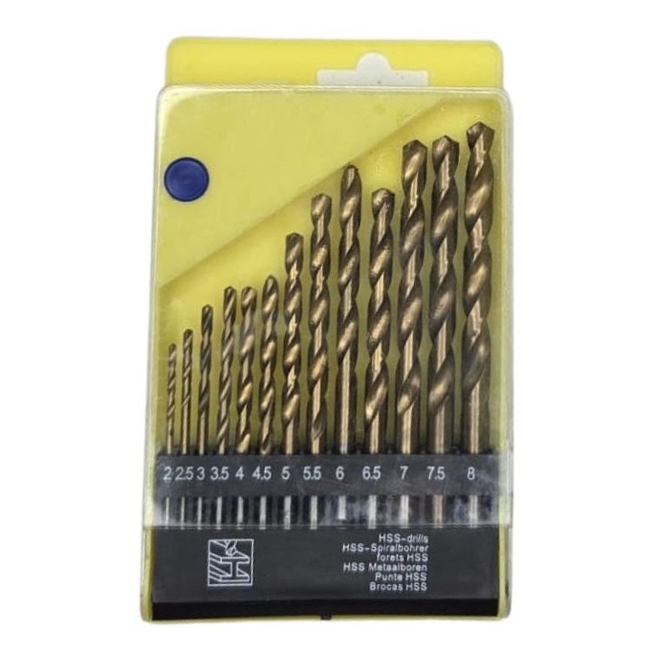 Set 13 burghie HSS, pentru metal