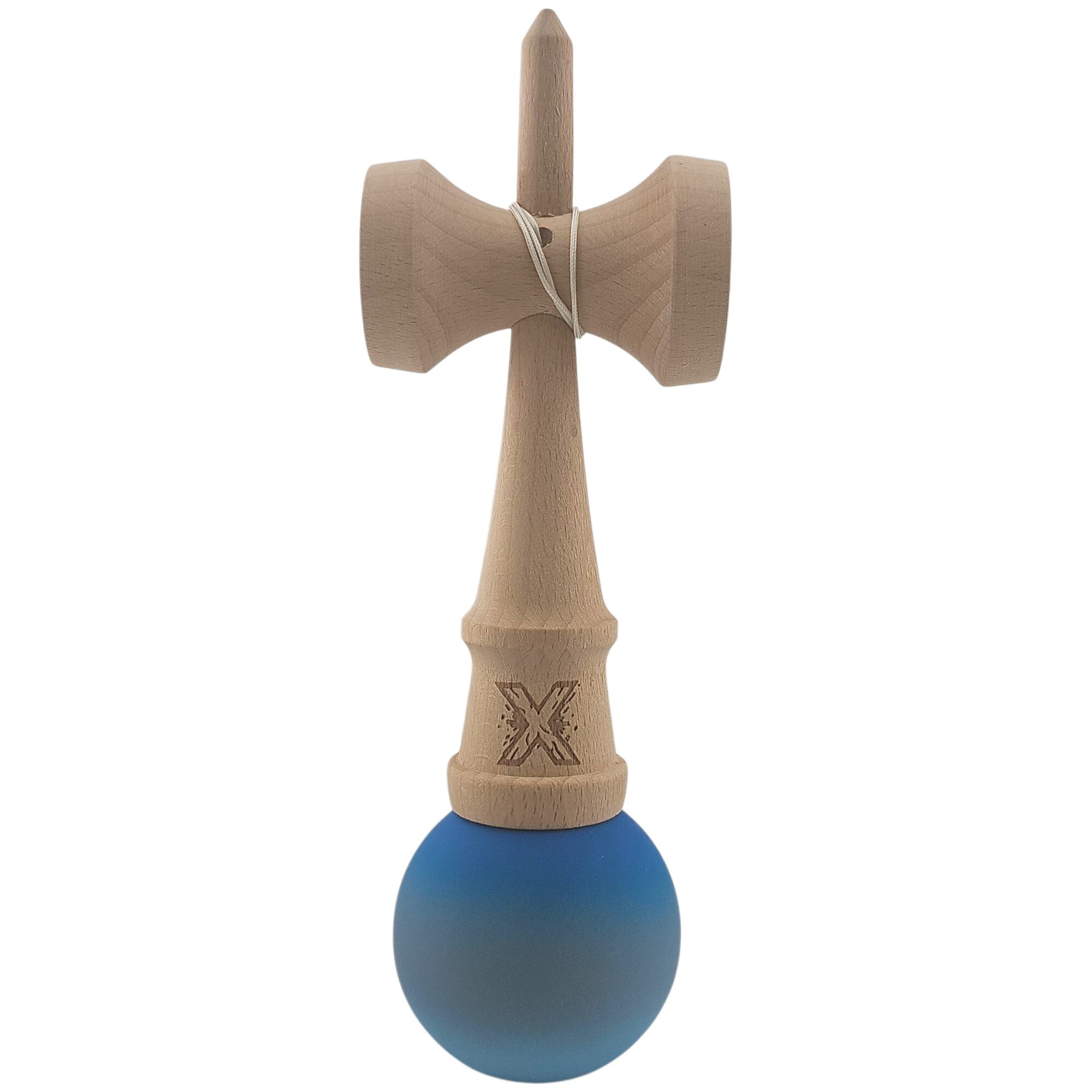 Kendama Profesionala, din Lemn, 18 cm, Rubber Grip, Roz/Gri - eMAG.ro