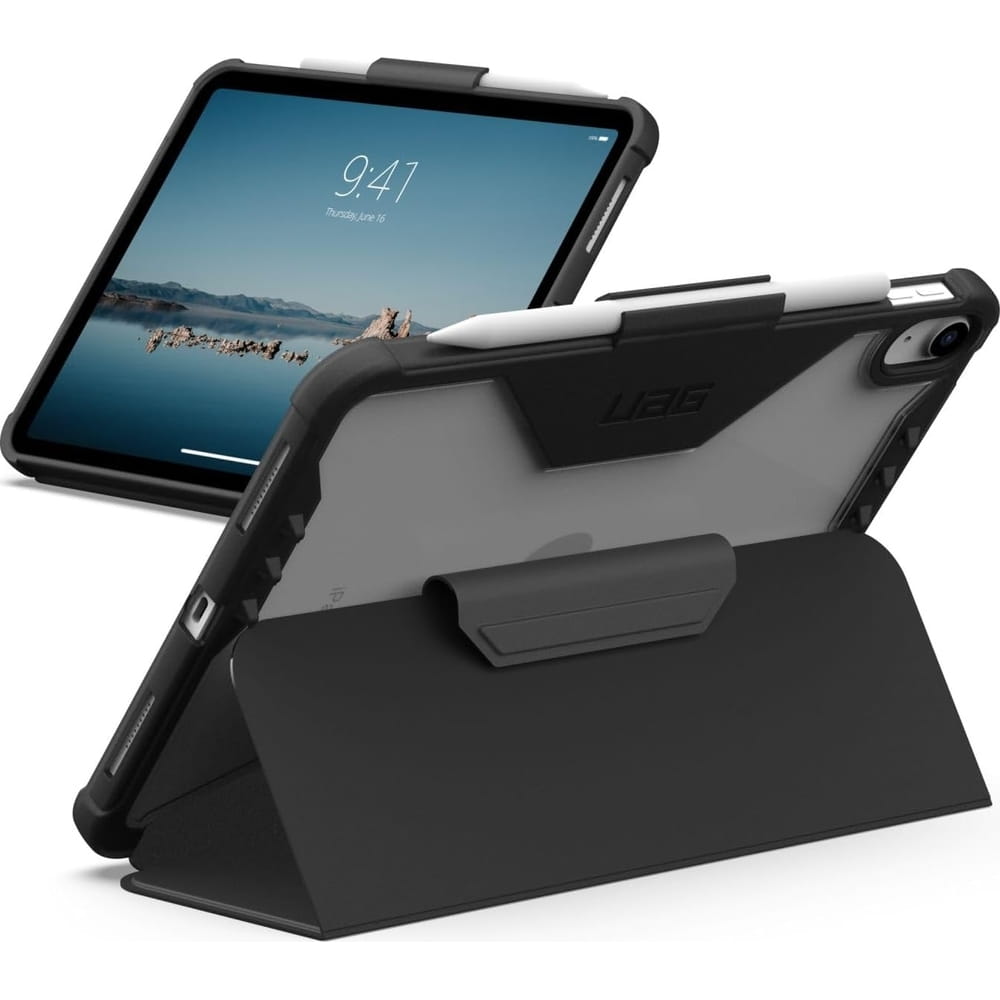 Husa tableta Urban Armor Gear Plyo pentru iPad 11" (A16) 2025 / 10 "9" 10 gen. 2022, negru