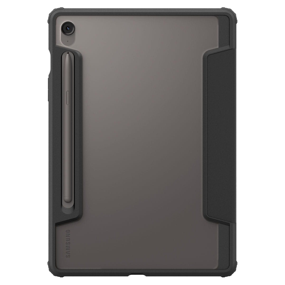Husa tableta Spigen Ultra Hybrid Pro pentru Samsung Galaxy Tab S10 FE / S9, negru-transparent