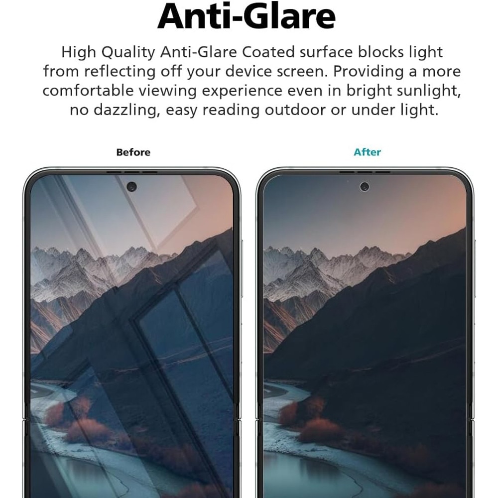 Folie Hydrogel Regenerabil MATTE pentru Samsung Galaxy Z Flip8 / Flip 8, High Sensitivity, Textura Mata, HD Clarity, NoReflexion, Shock Absorption, Flexible Hydro-Crystal, Elite Class Protection, Clear
