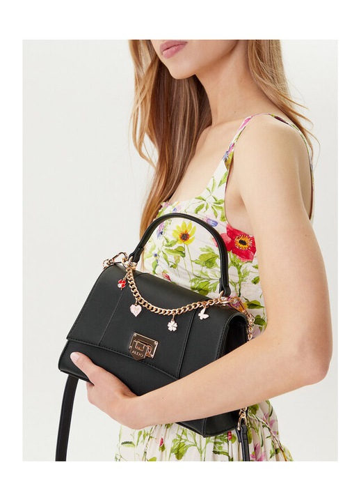 Geantă dama Aldo VIVA PLATFORM, piele ecologică, negru