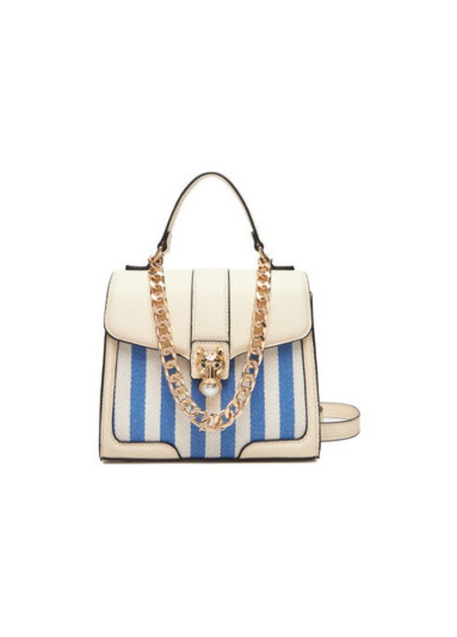 Geanta dama Aldo, Piele ecologica, Bej/Albastru