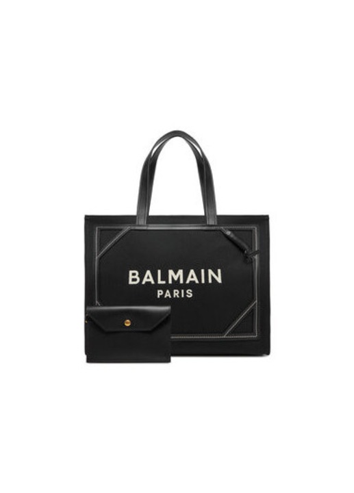 Geanta dama Balmain, DN1FF810TPAC, Textil, Negru
