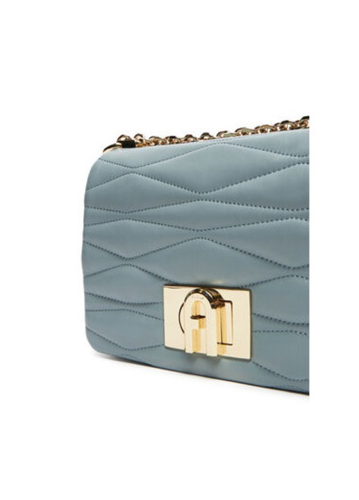 Дамска чанта Furla, WB01671 BX3221 CN, Естествена кожа, Светлосин