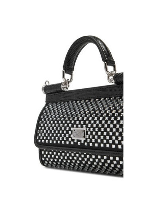 Дамска чанта Dolce Gabbana, BB7116 AP602, Текстил, Черна