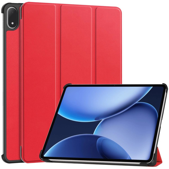 Husa tableta Bizon, pentru OnePlus Pad 3 / 2 Pro / OPPO Pad 4 / 4 Pro, rosu