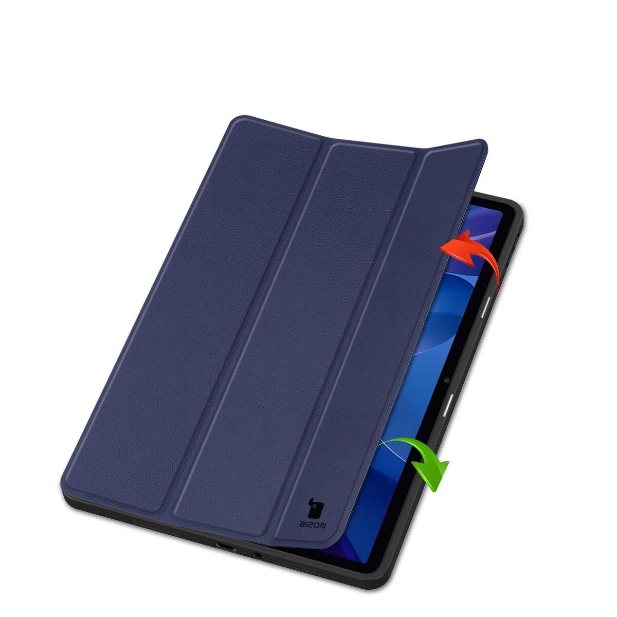 Husa tableta, Bizon Case Tab Lizard pentru Xiaomi Redmi Pad 2, albastru inchis