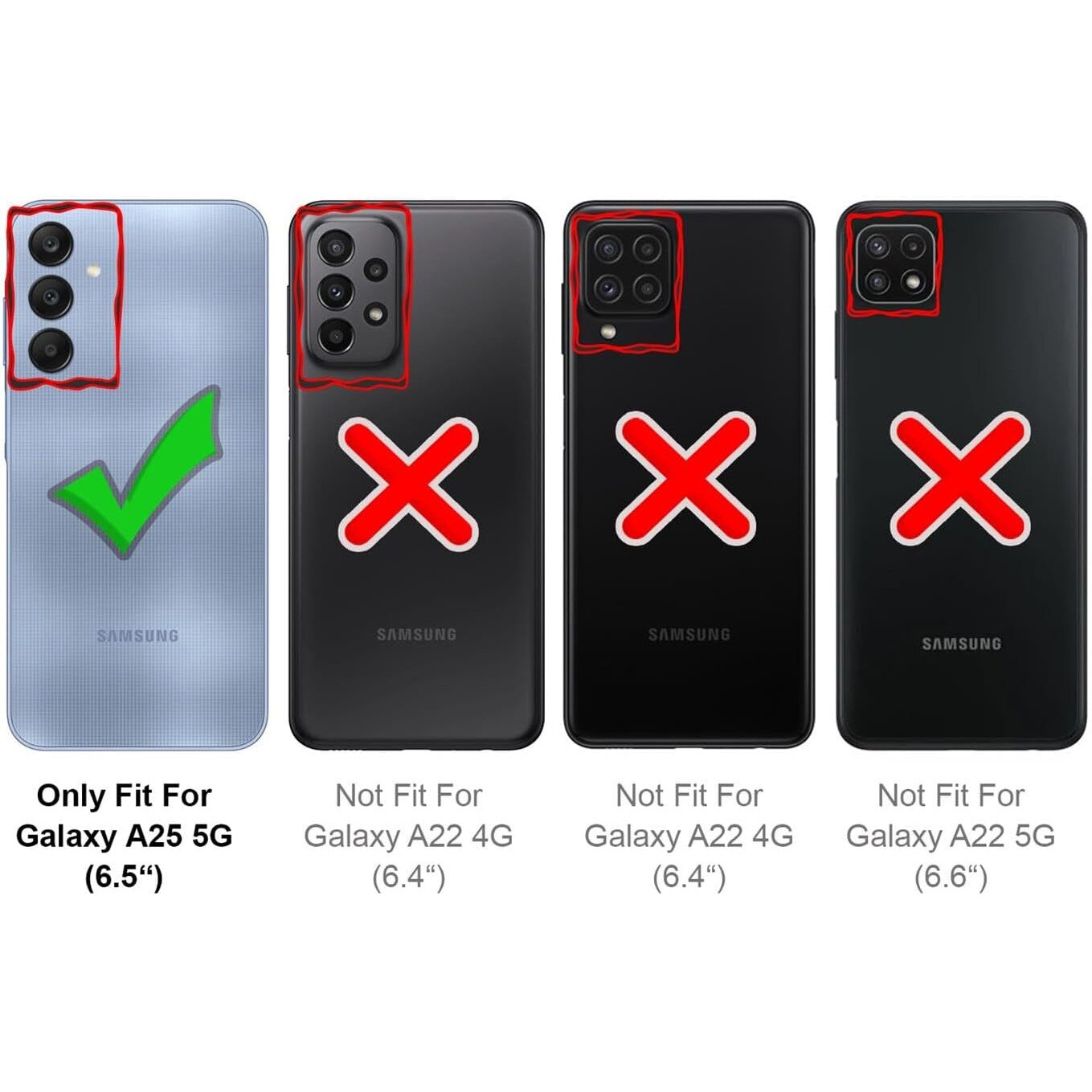 Husa Anti soc, transparenta compatibila cu Samsung Galaxy A25 5G