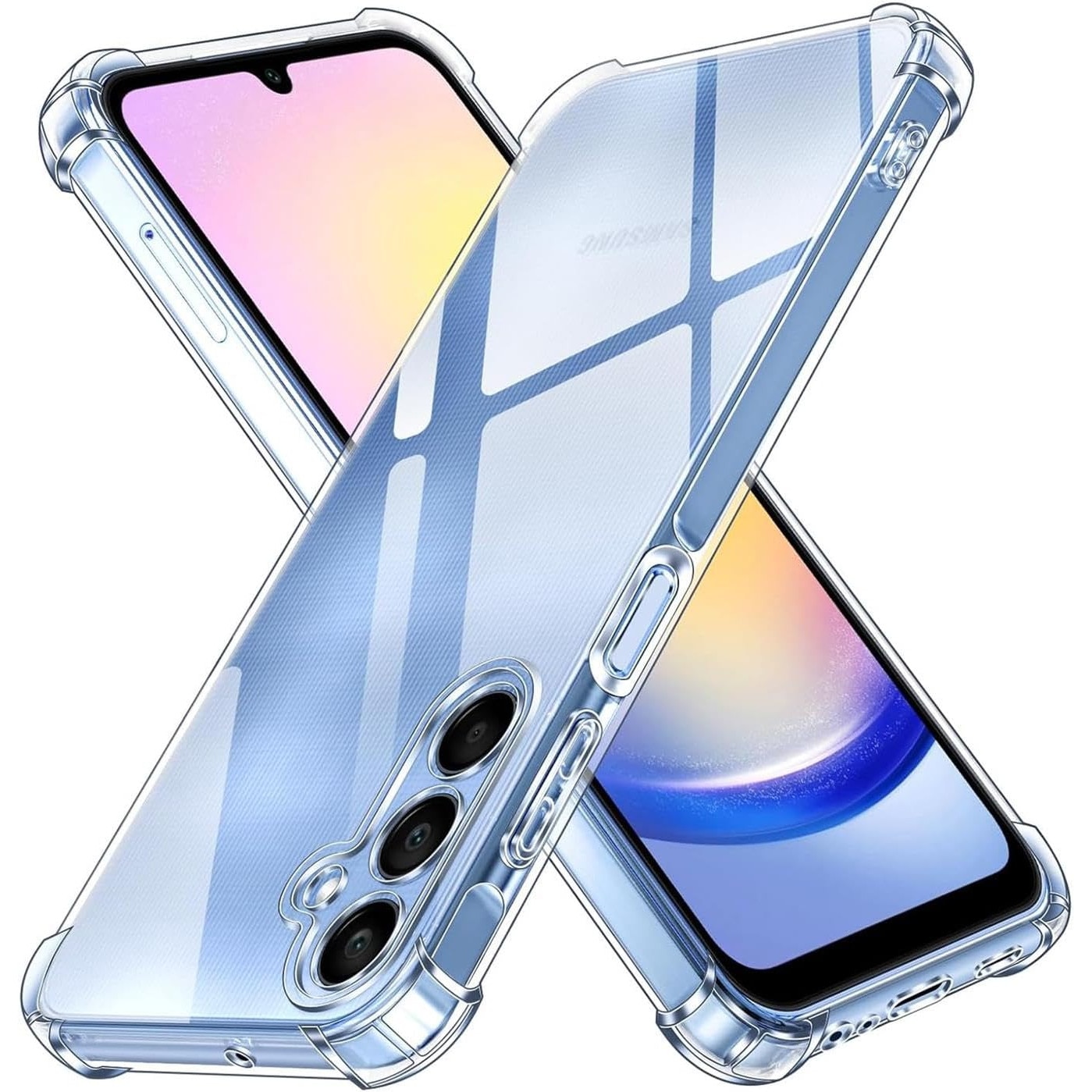 Husa Anti soc, transparenta compatibila cu Samsung Galaxy A25 5G