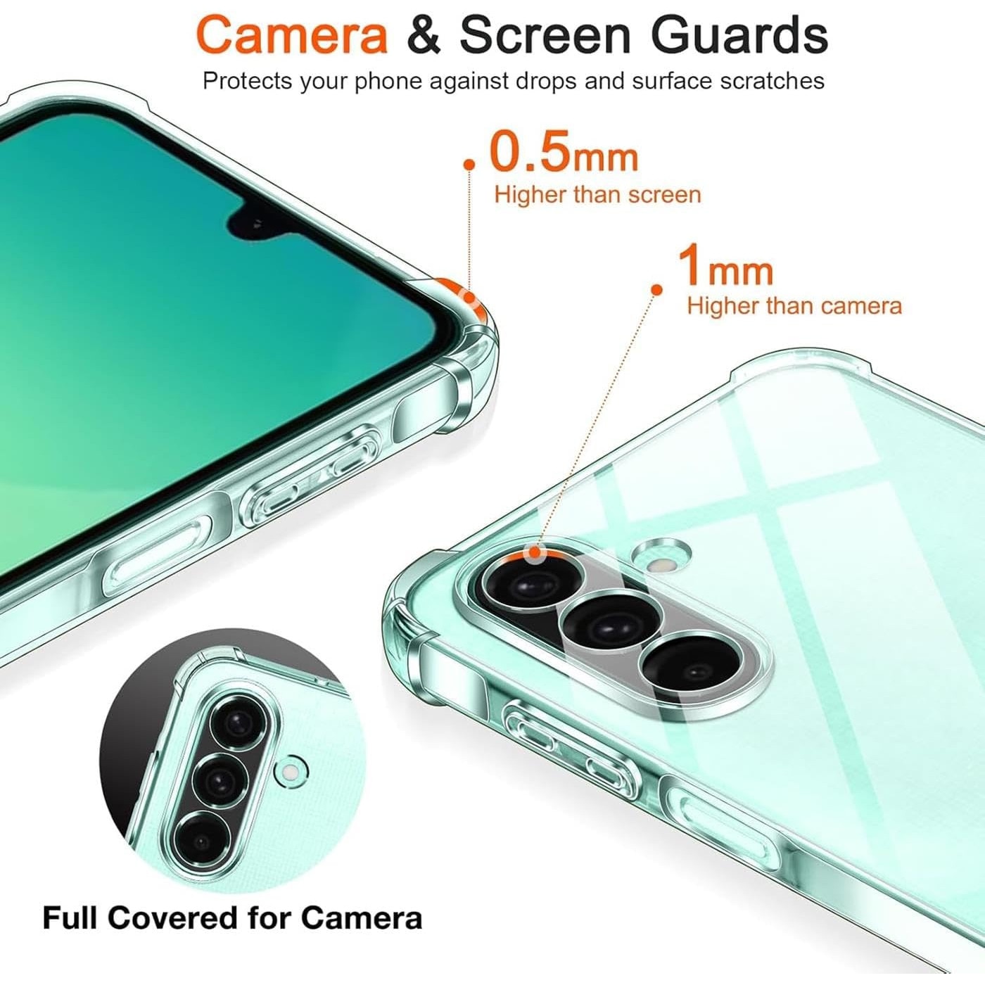 Husa Anti soc, transparenta compatibila cu Samsung Galaxy A26 5G