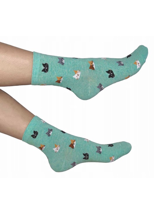 Sosete dama, bumbac, multicolor