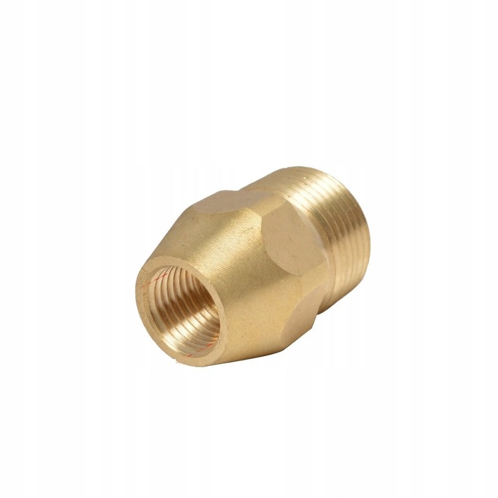 Sárgaréz reduktor M22x1.5M - G1/4F, Karcher és Kranzle kompatibilis, 12.8mm