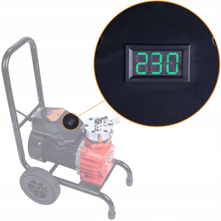 Rosfix LCD kijelző Red Strong Storm 1100 RSS05 3500W aggregáthoz, új, gyári összeszerelésű