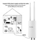 Acces point exterior 1200Mbps, Comfast, dual-band 2.4GHz/5GHz, protectie IP66, 353x85x44mm