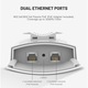 Acces point exterior 1200Mbps, Comfast, dual-band 2.4GHz/5GHz, protectie IP66, 353x85x44mm