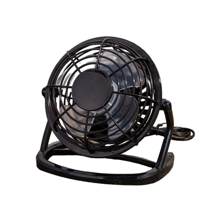 Rqiurpn mini hordozható ventilátor, klasszikus design, könnyű, USB, irodába és utazáshoz