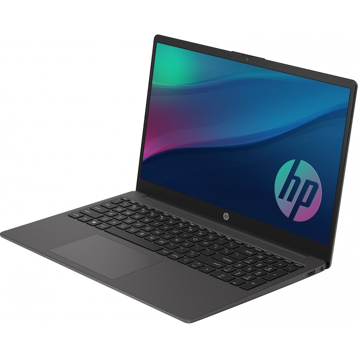 HP 250 G10 Laptop, Intel Core i5 1334U, 12GB Memória, 256GB SSD, 15.6" FullHD kijelző, Sötétszürke, Böngésző, Vírusirtó, Magyar kiosztás, Windows 11 Pro