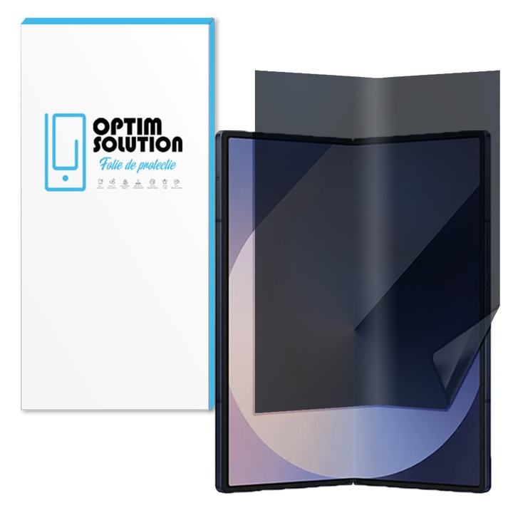 Фолио PRIVACY, За Samsung Galaxy Z Fold7 / Fold 7, Хидрогелно, Регенериращо се, Антишпионско, Висока чувствителност, Абсорбиране на удари, Гъвкав хидрокристално, Елитен клас защита, Олеофобна функция