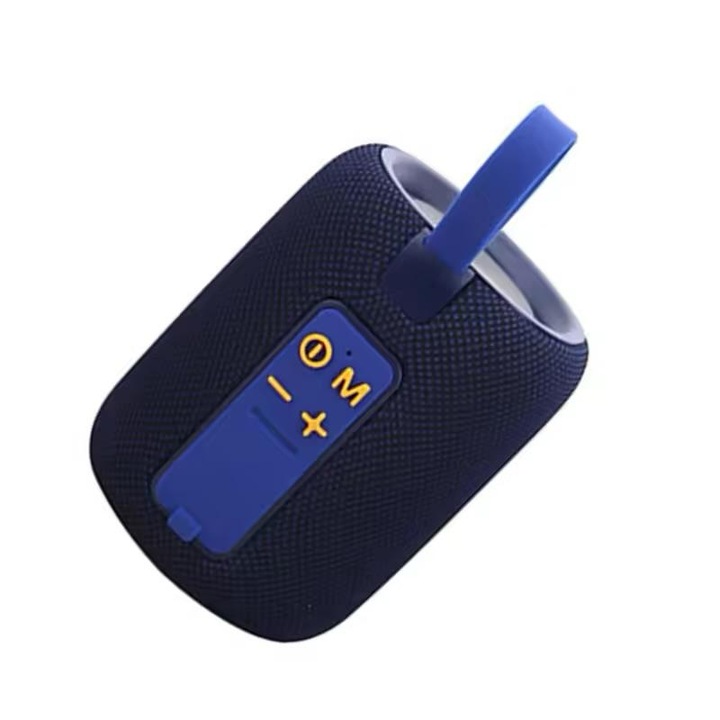 ROVOLT PartyLite – Boxa Bluetooth cu lumini RGB, redare MP3 de pe USB/microSD, TWS, Radio FM, albastru