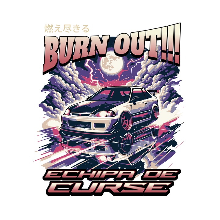 Sticker Echipa de curse, Autoadeziv, Cri-Flo, Marime 6 cm